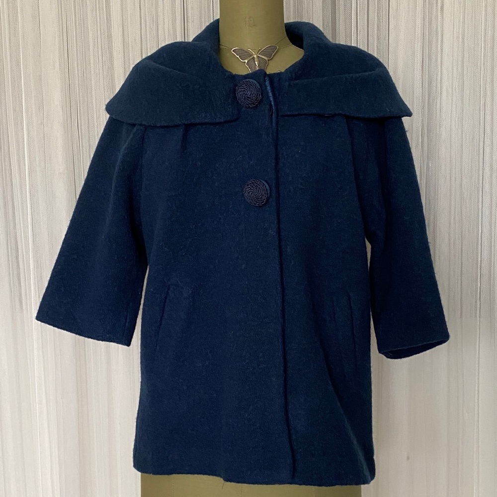 Forever 21 Dark Indigo Blue Outerwear 2015 Size S